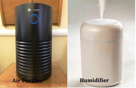 Differences between humidifier vs air purifier
