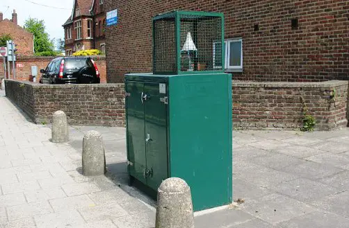 Image of air quality tester in the UK