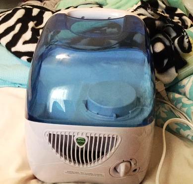 What happens when Vicks humidifier runs out of water