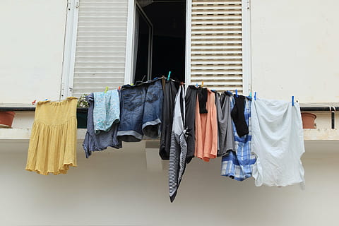 Image of What is drying of clothes called
