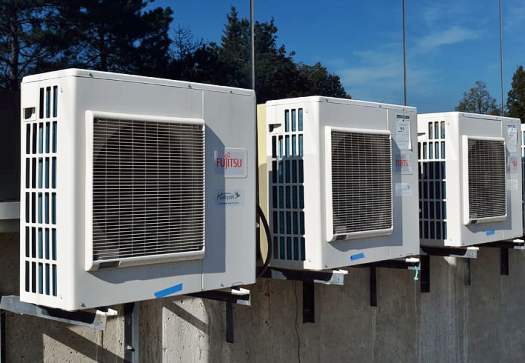 Image of air conditioner and air purifier