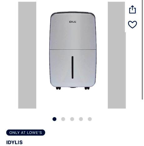 Lowes dehumidifier with pump