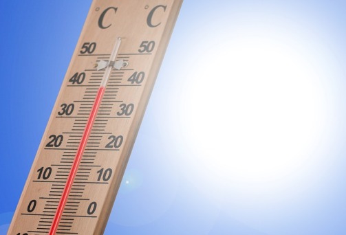 Image of ideal room temperature for human body