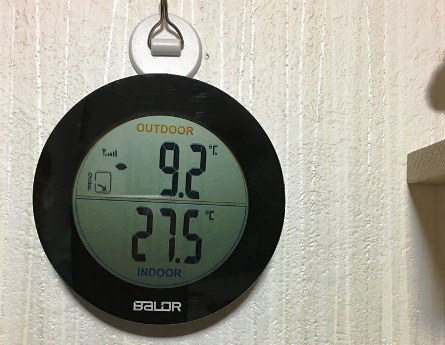 Recommended indoor humidity based on outside temperature