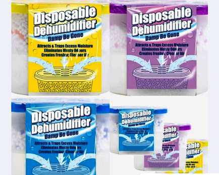 How long do disposable dehumidifiers last