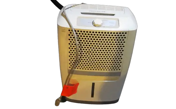 why Frigidaire dehumidifier blows hot air