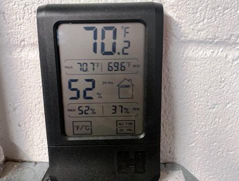 What should the humidity level be under my house