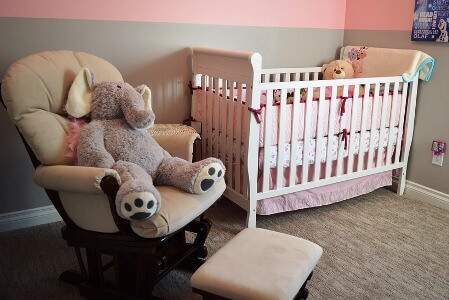 Where to place humidifier in baby bedroom