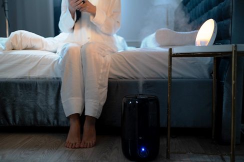 Where is the best place to put a humidifier in your bedroom
